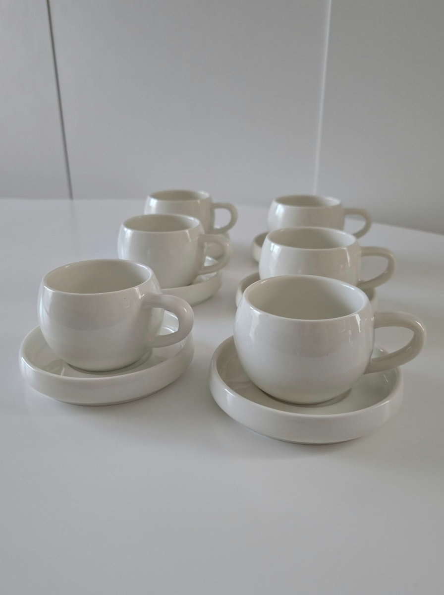 Service à café Chubby, Tasses 120 ml, vue 5 – Maison Azuria