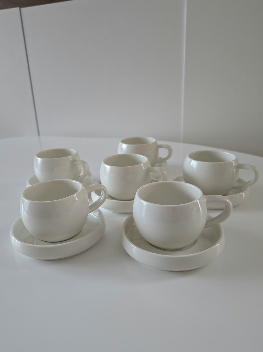 Service à café Chubby, Tasses 120 ml, vue 4 – Maison Azuria