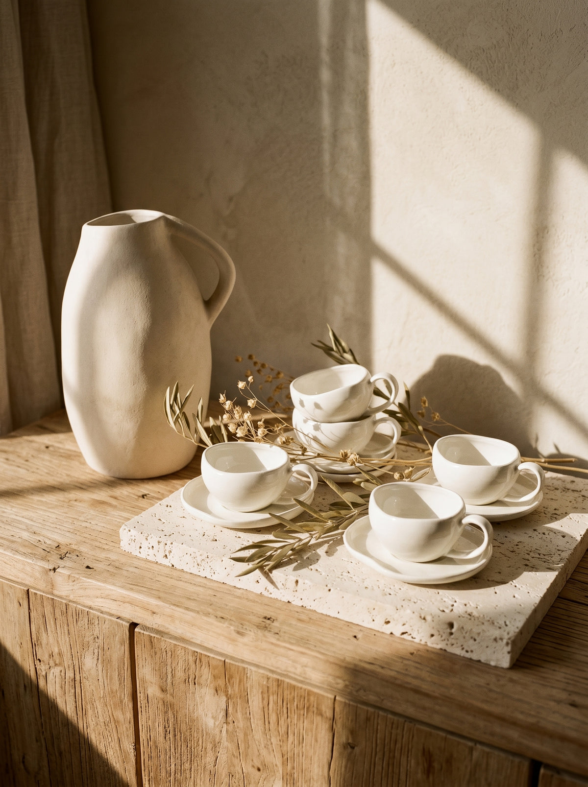 Service à café Capital, Tasses 120 ml, ambiance art de la table – Maison Azuria