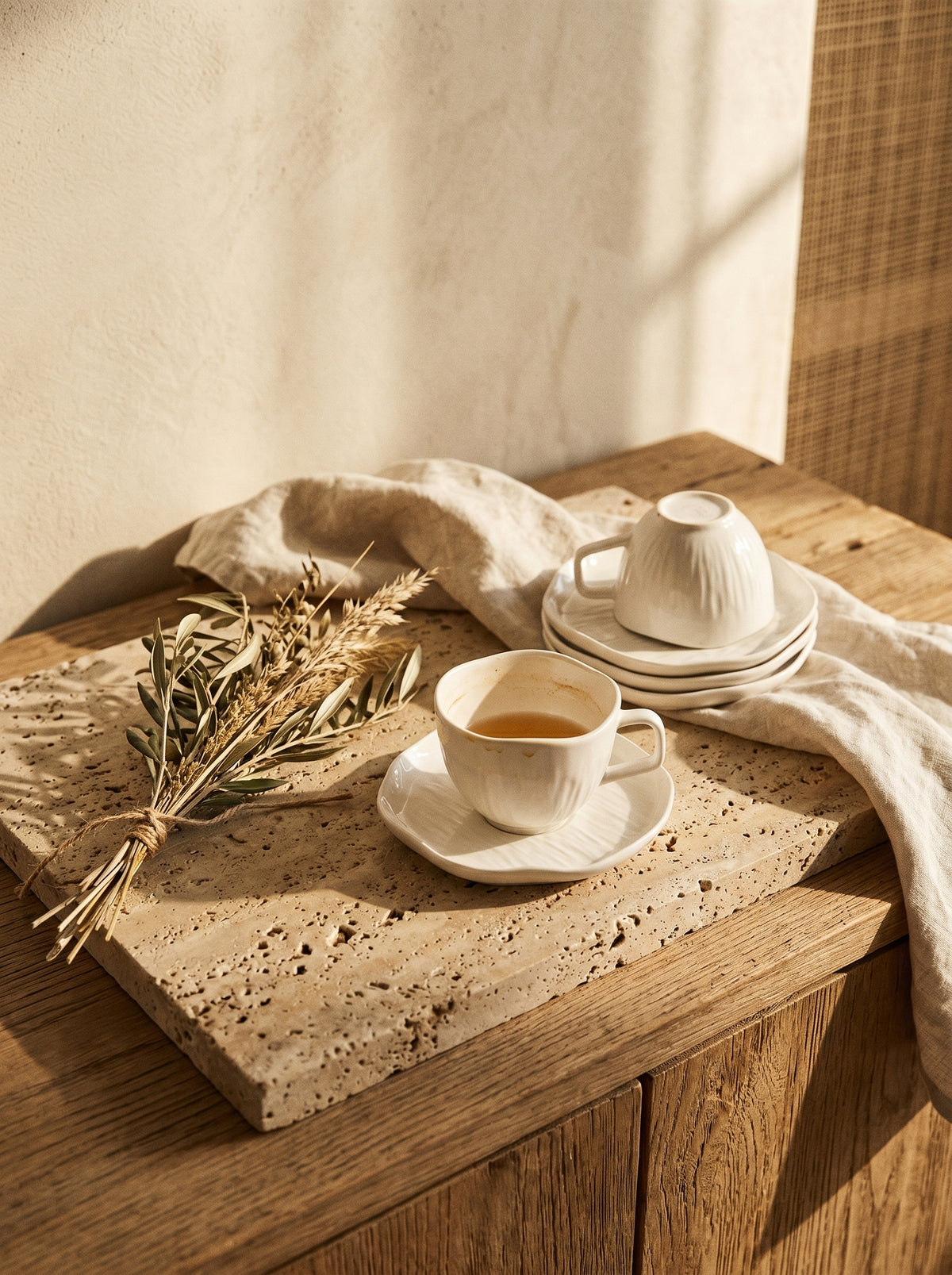 Service à café Cermico, Tasses 200 ml, ambiance art de la table – Maison Azuria