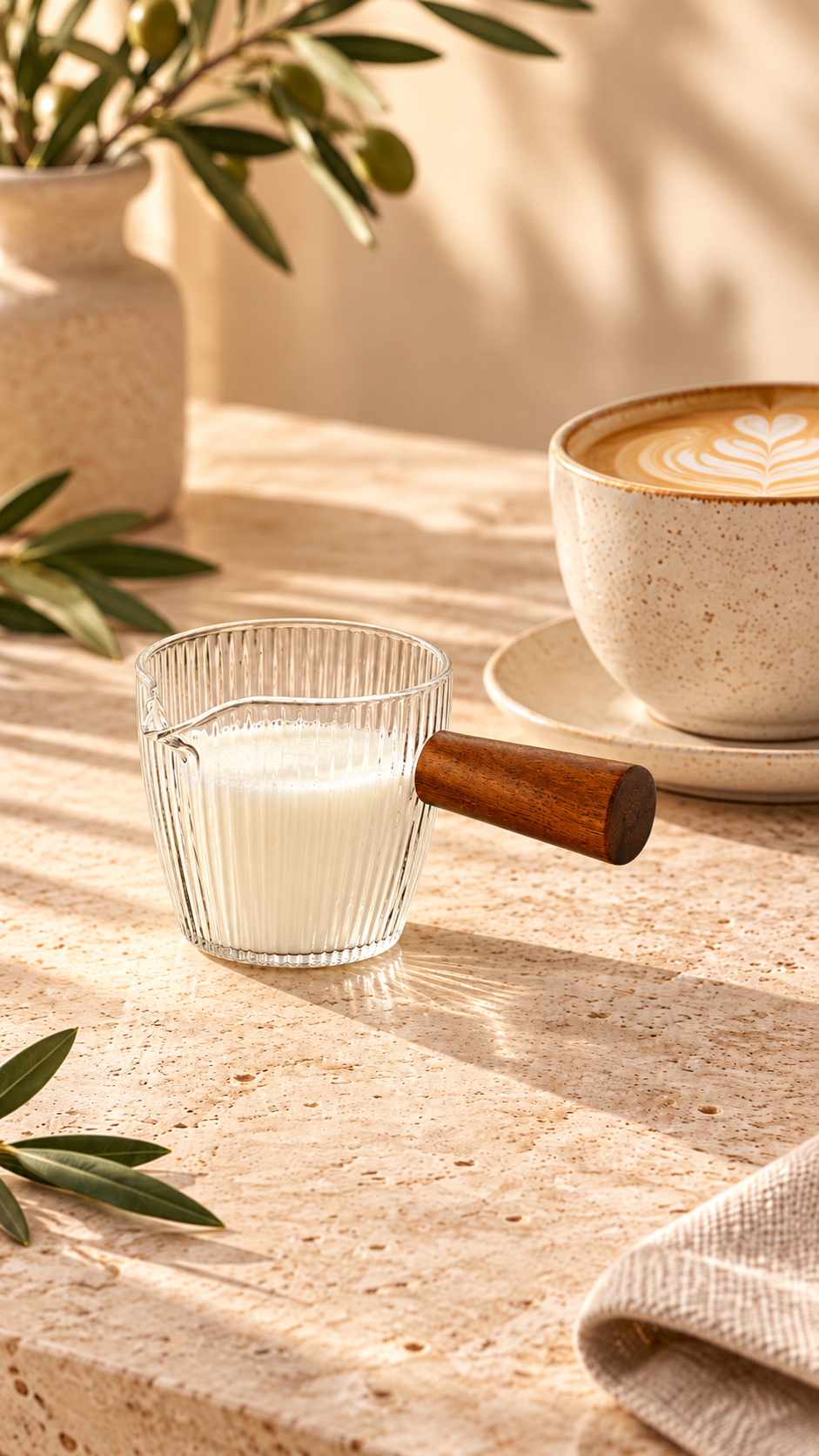 Petit Pot à lait en verre – Maison Azuria